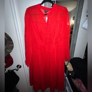 Plus size midi dress